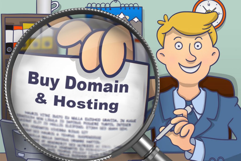 domain and hosting cartoon image - Adam Group