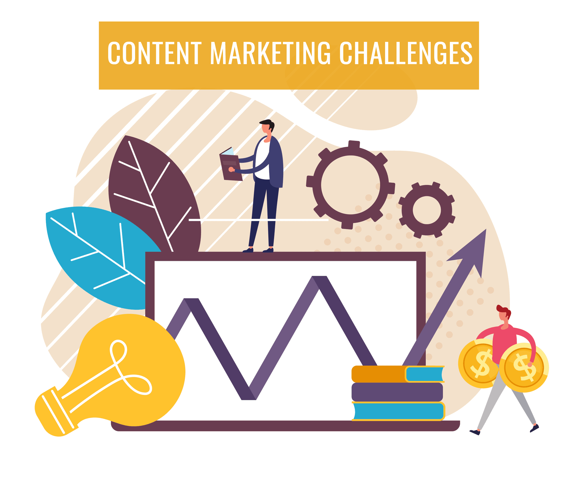 content marketing cartoon image - Adam Group