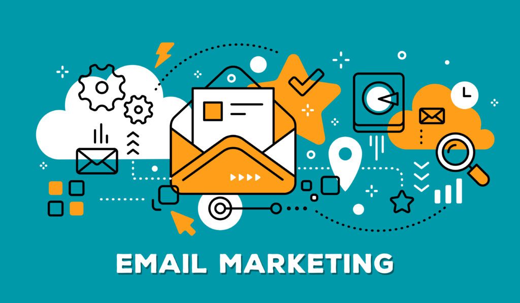 email marketing cartoon image - Adam Group