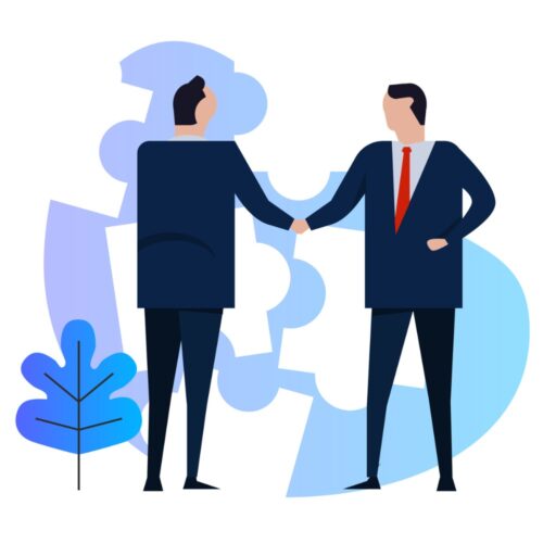 shake hands cartoon image - Adam Group