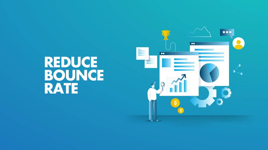 reduce bounce rate cartoon image - Adam Group